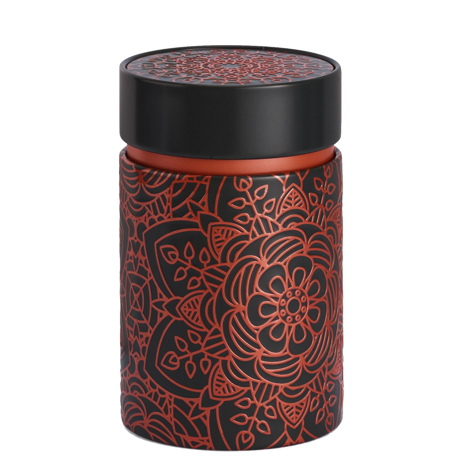 Tea tin EigenArt Mandala 150g brown