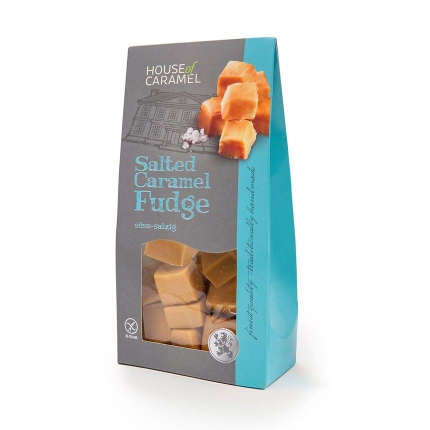 Verpackung House of Caramel Salted Caramel Fudge süß-salzig