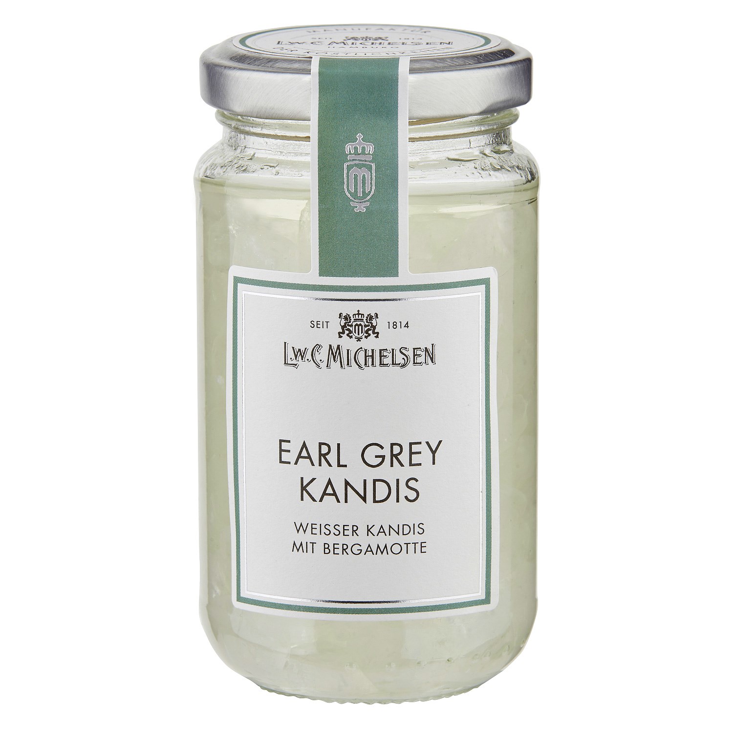Glas L.W.C. Michelsen Earl Grey Kandis weiß