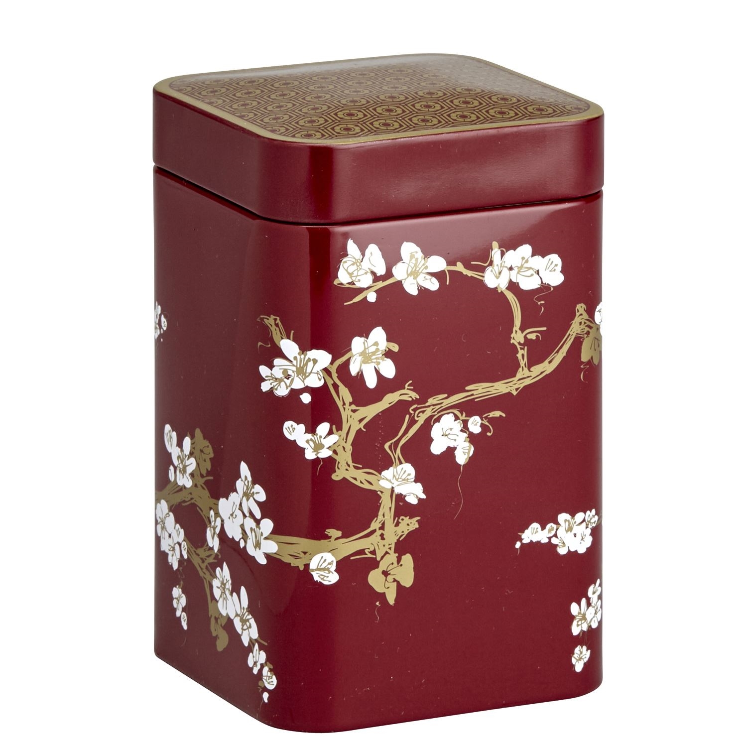 Tea Tin EigenArt "Japan" 100g red