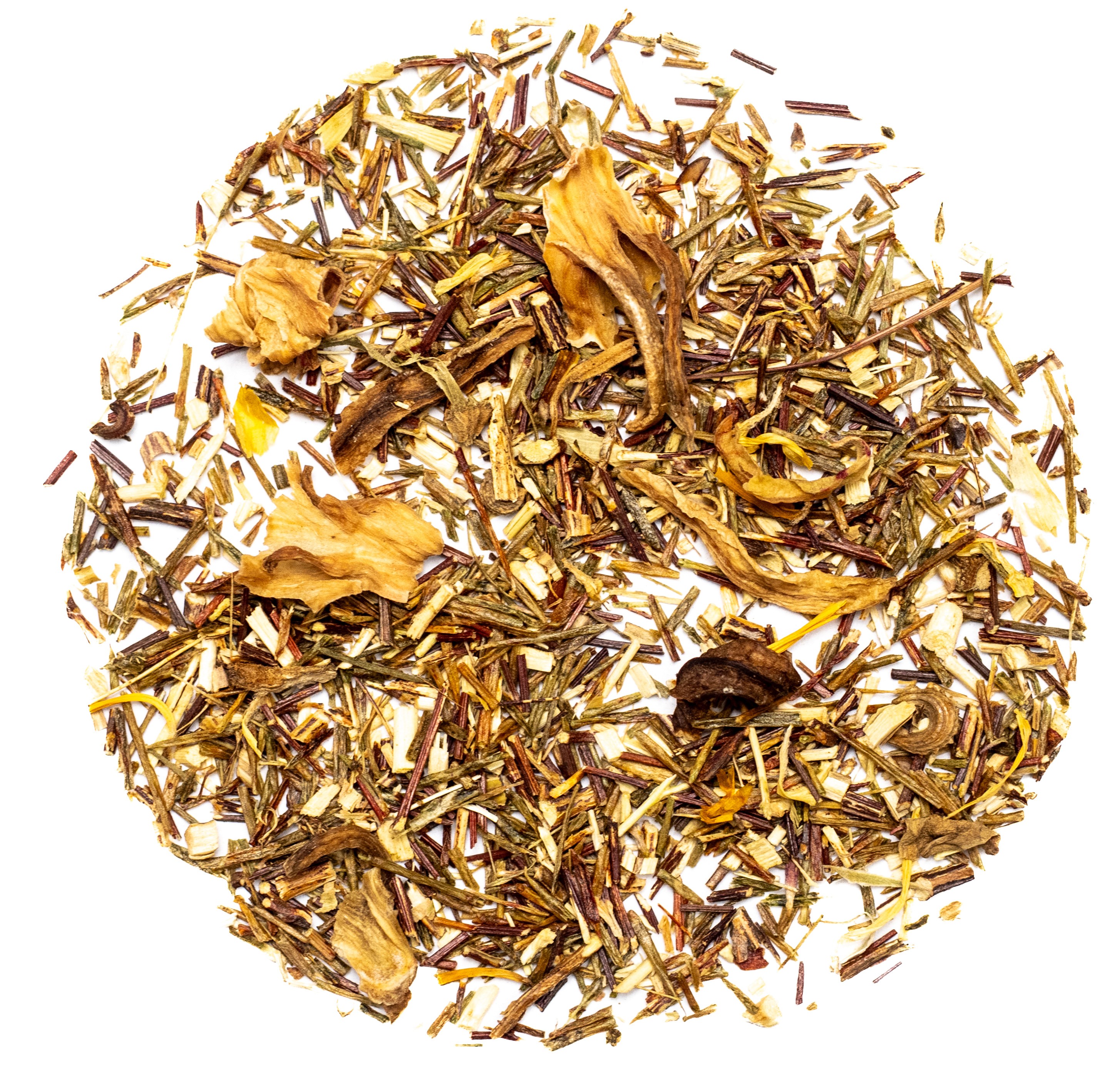 Lose Rooibos-Kräutertee-Mischung von oben
