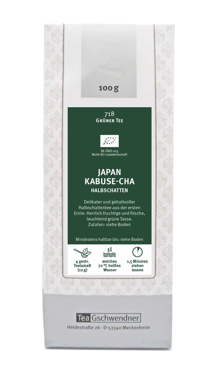 Japan Kabuse-cha (Halbschatten) Bio