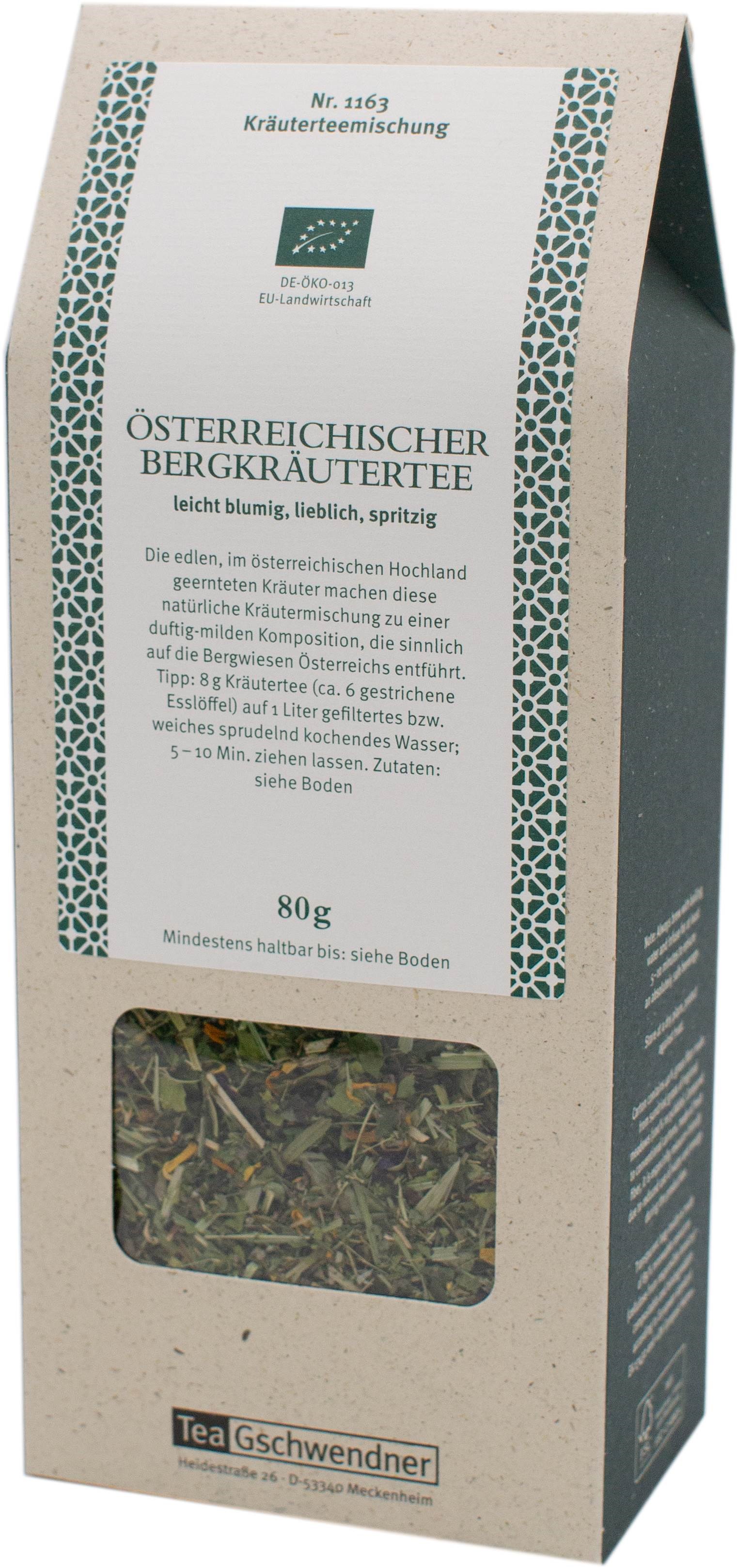 Österreichischer Bergkräutertee Bio