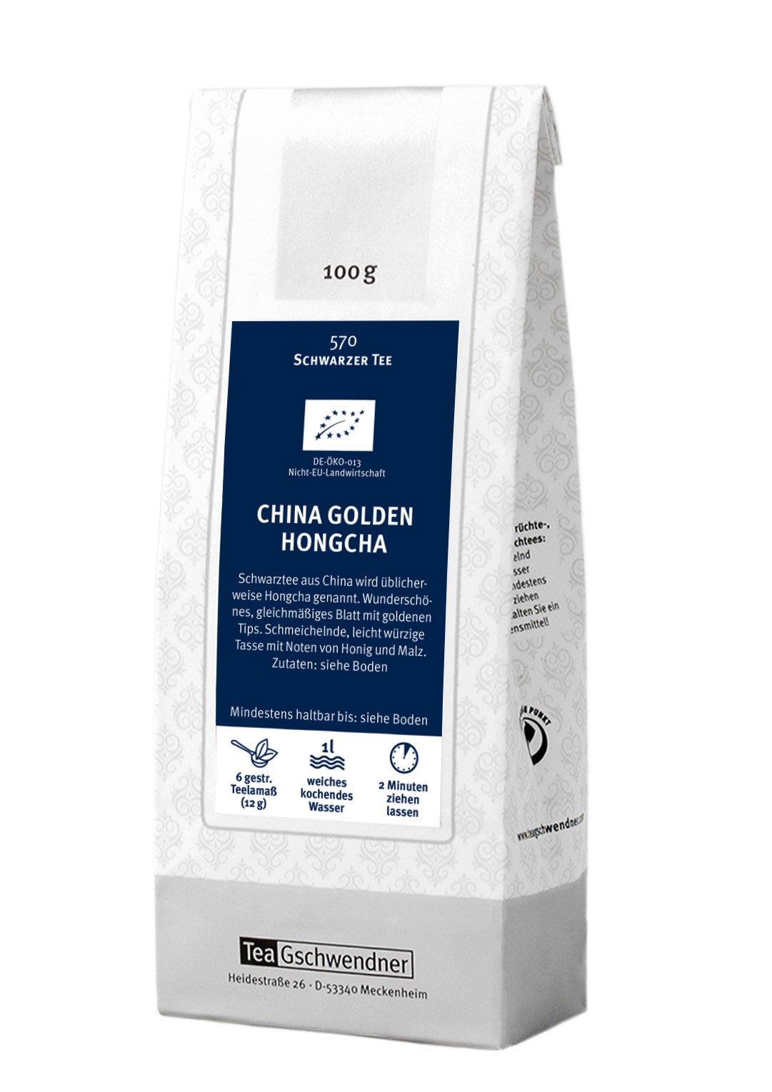 Teegschwendner China Golden Hongcha Schwarzer Tee 100g