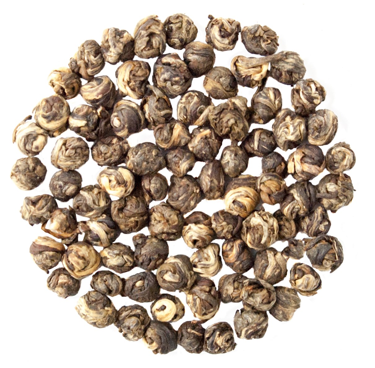 Runde Jasmin Dragon Pearls Grüntee-Kugeln