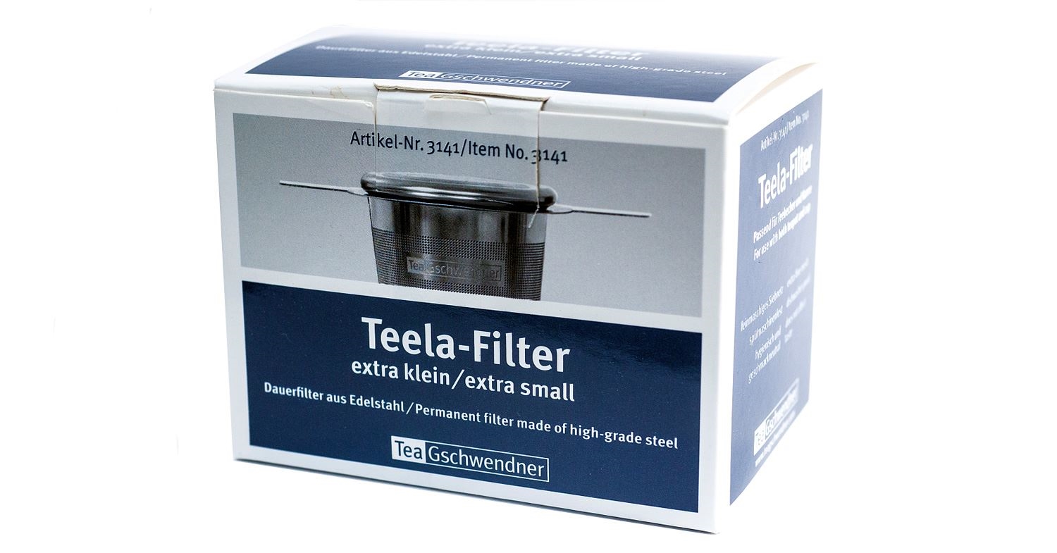 Teedauerfilter Edelstahl extra klein