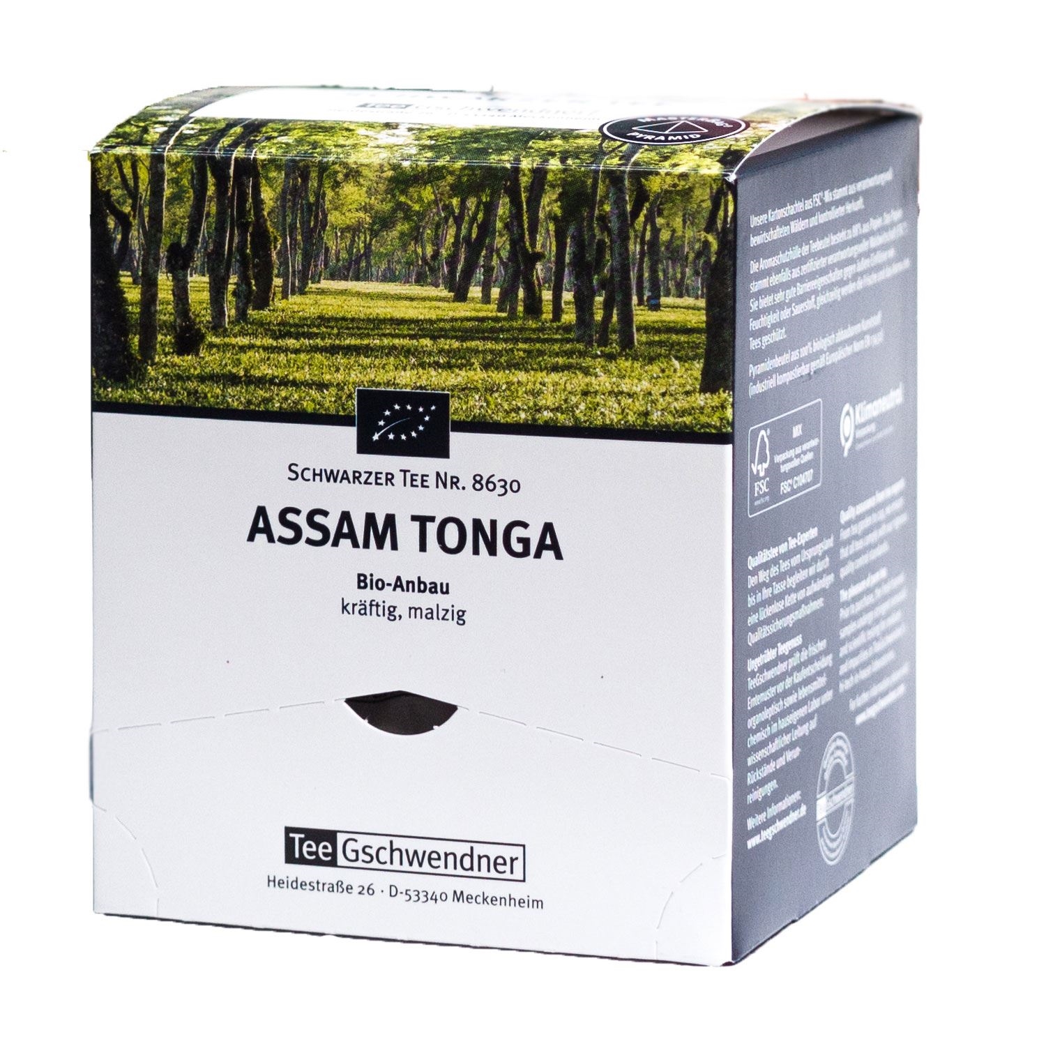 Assam Tonga, organic  (MasterBag Pyramid)