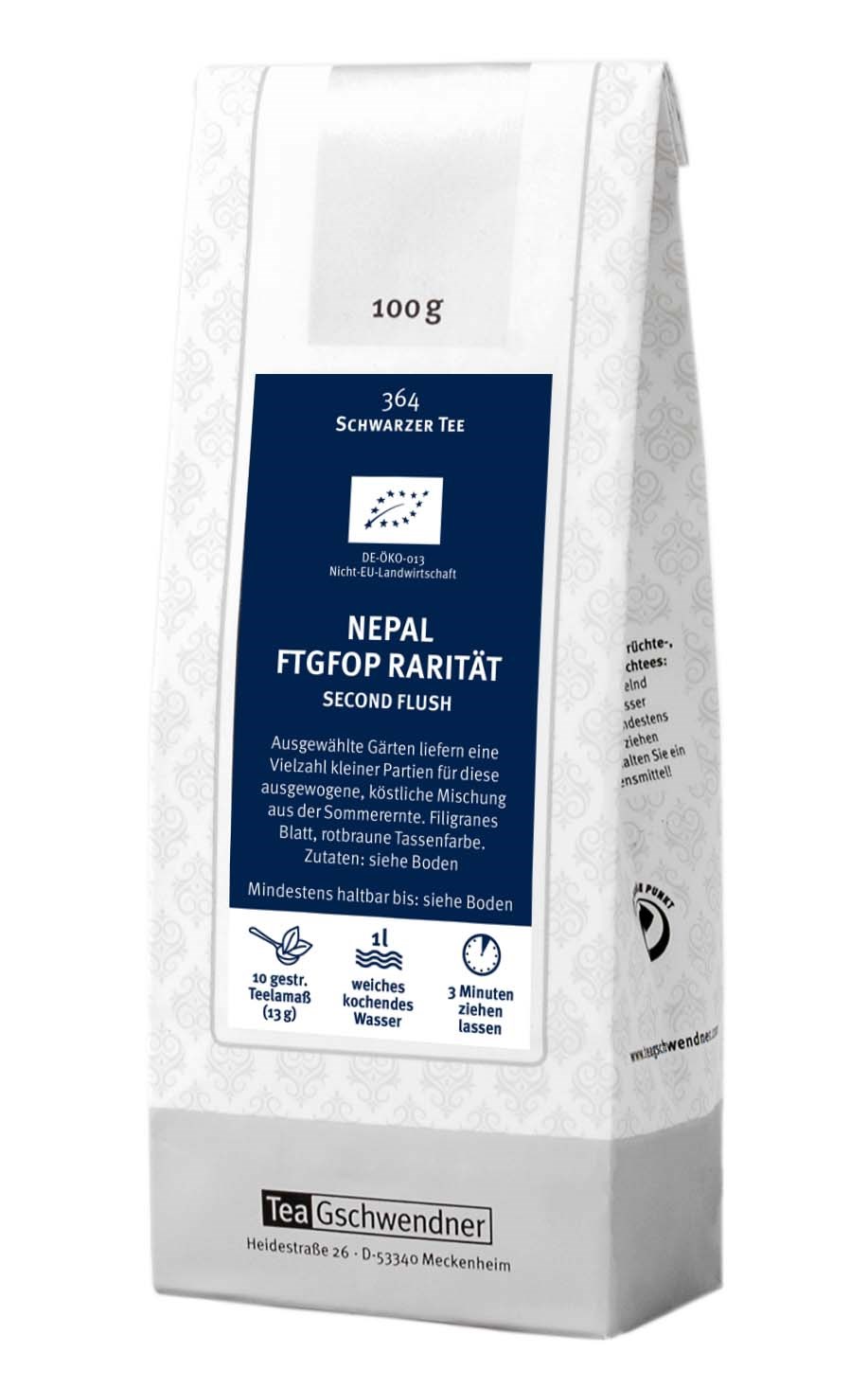 Teegschwendner Nepal FTGFOP Rarität Second Flush 100g