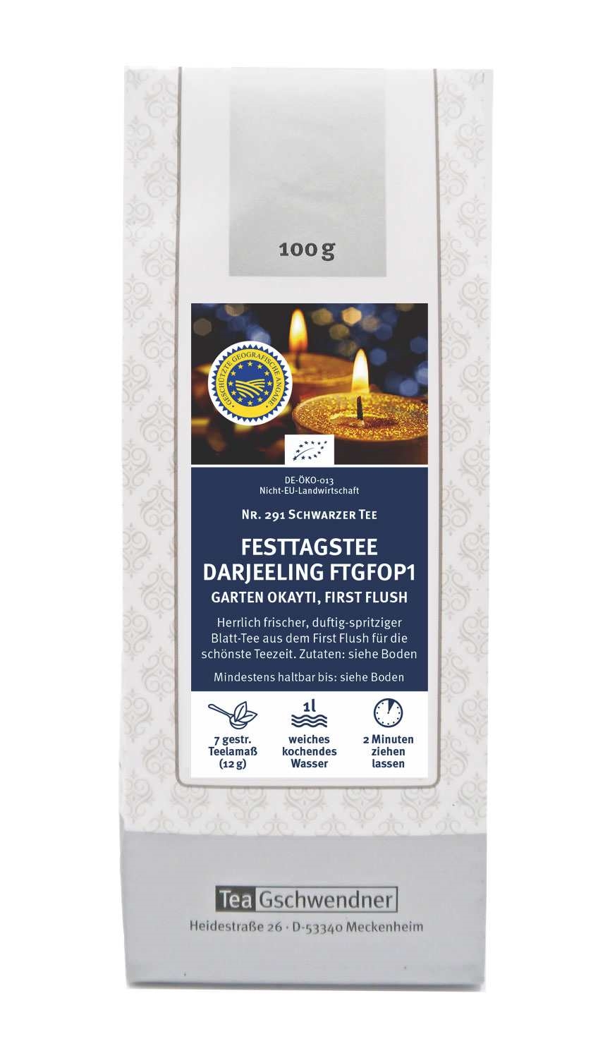 Festtagstee Darjeeling FTGFOP1 First Flush BIO