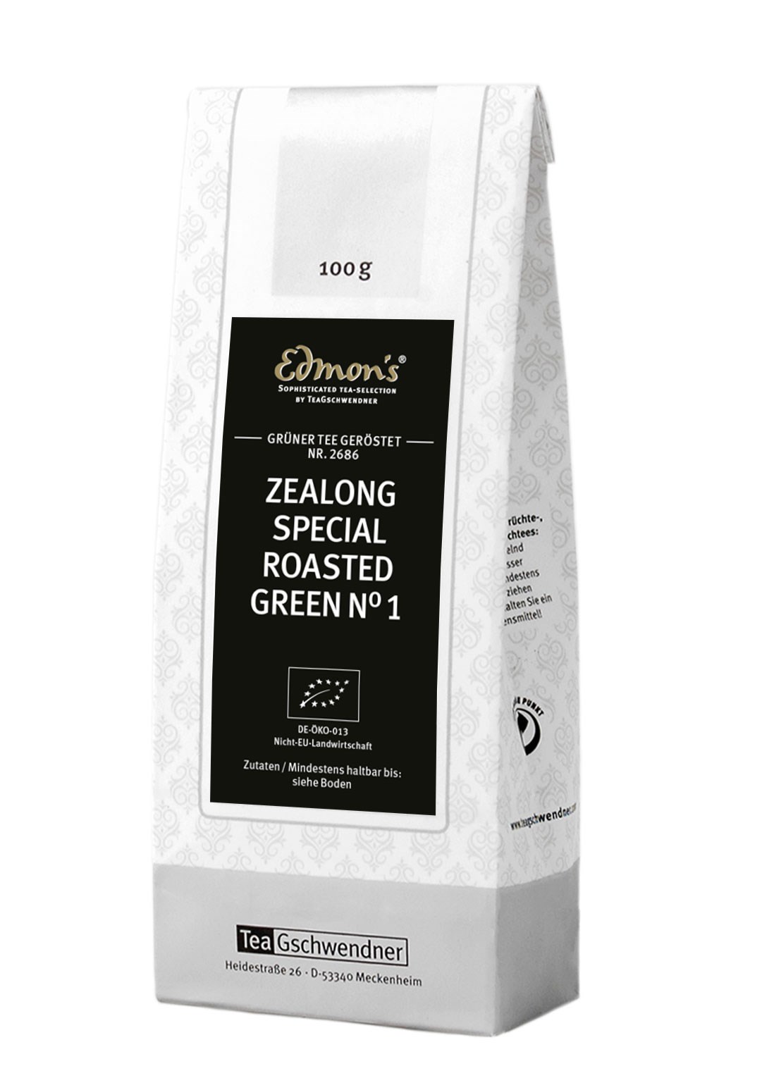 Teepackung Edmon’s Zealong Special Roasted Green No 1