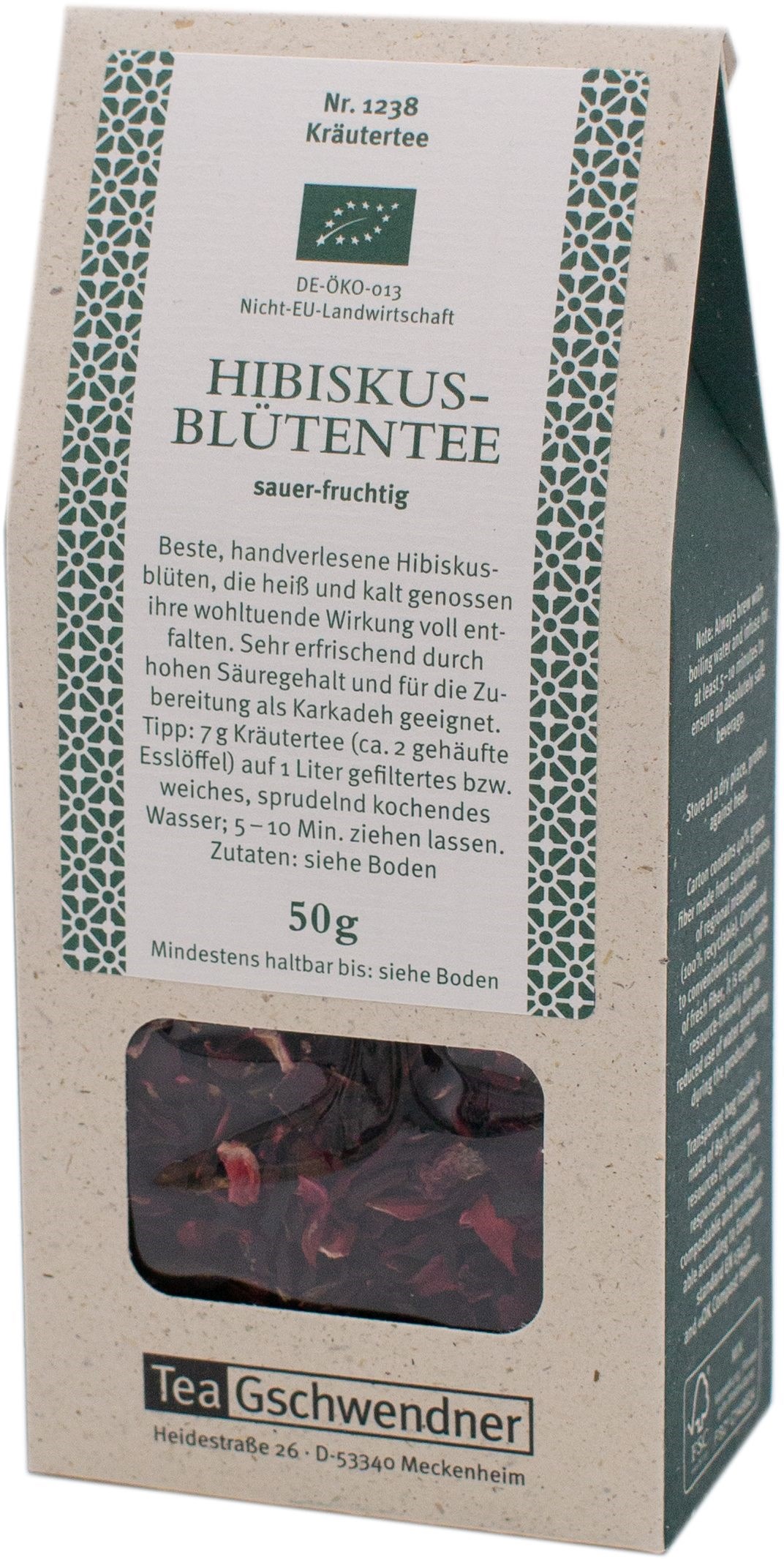 Hibiskusblütentee Bio