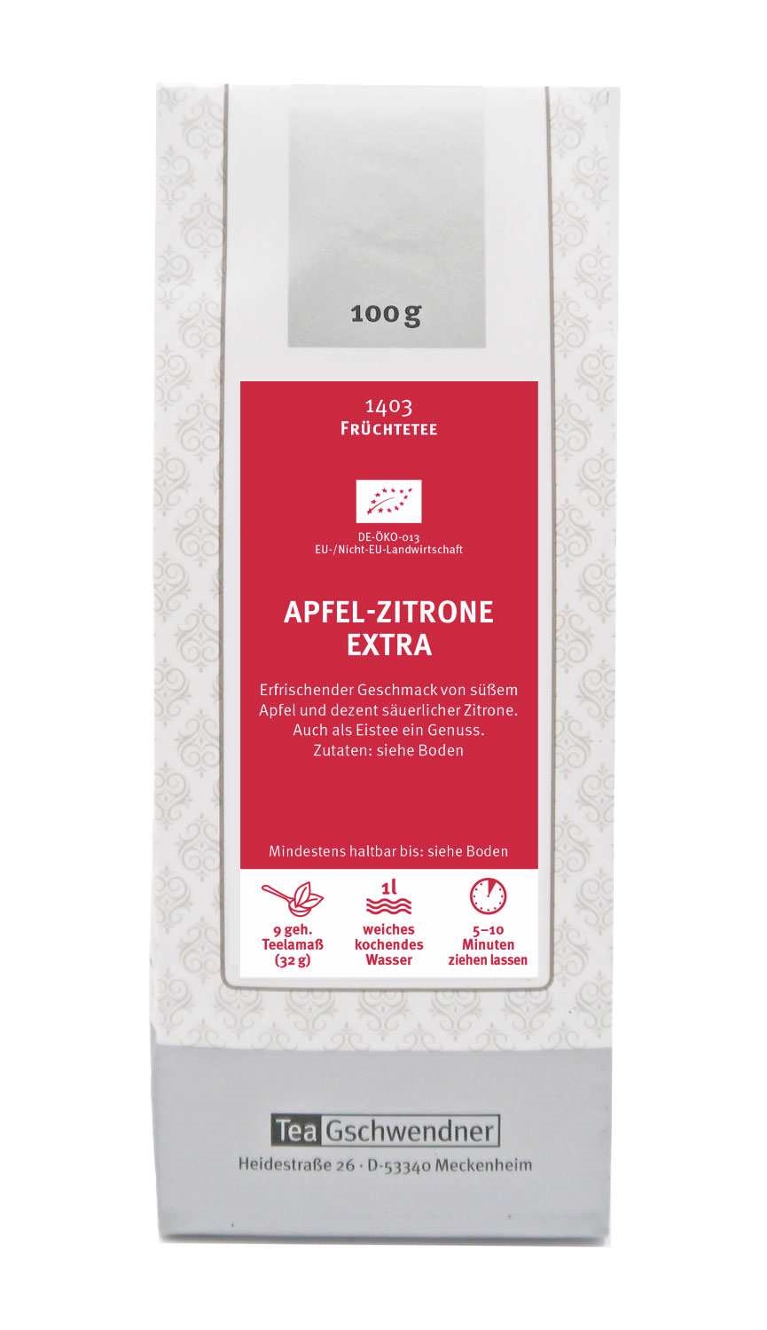 Apfel-Zitrone extra BIO