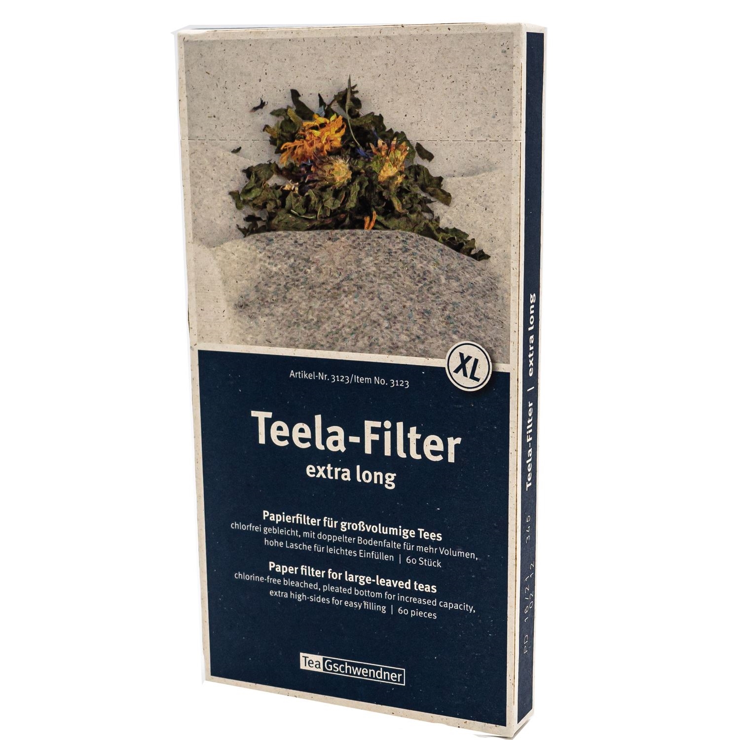 Paper Tea Filter XL white