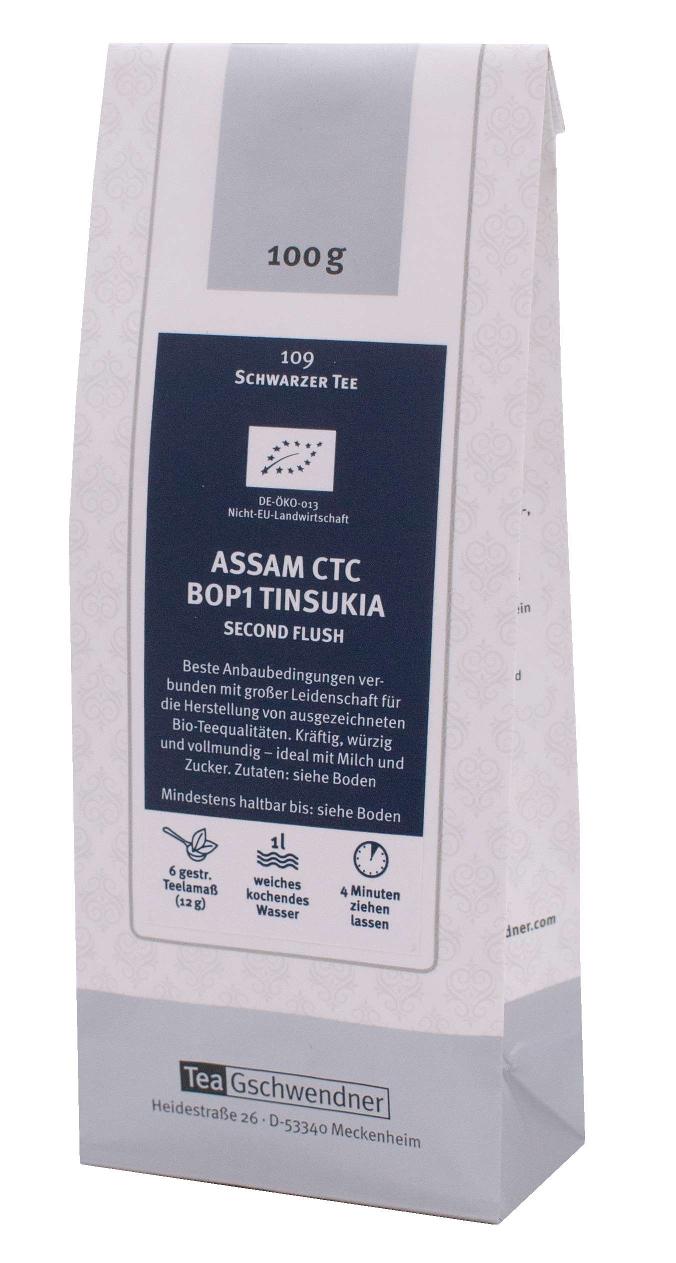 Assam CTC BOP1 Tinsukia Second Flush organic